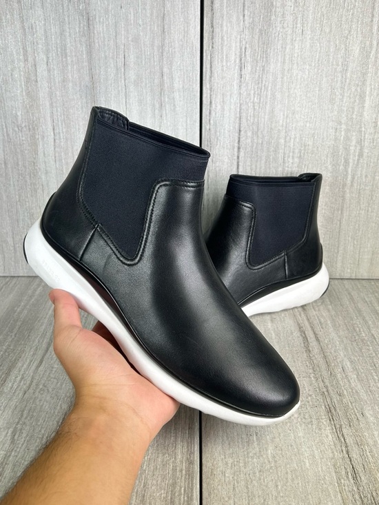 Cole Haan Shoes - Cole Haan 3.ZeroGrand Chelsea Sneaker Boot Black Leather Slip-On Womens Size 8 B